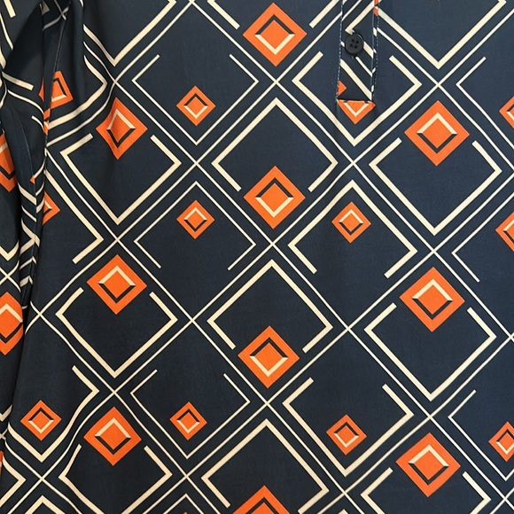 Zara Long Sleeve Geometric Dress - Picture 4 of 7